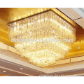SASO high quality new led big pendant crystal celling lamp for hotel,home decoration